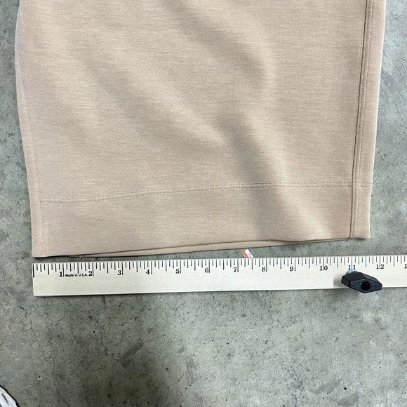 Lululemon Loungeful Wide Leg Pants Womens 6 Beige Knit Yoga High Rise Beige Soft